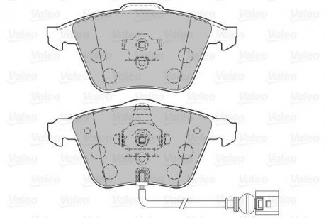 Тормозные колодки дисковые VAG A3/Passat/Superb/Eos "1,2-3,6 "F "03-15 Valeo 301863