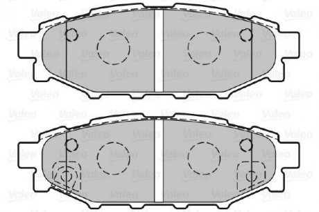 Гальмівні колодки дискові SUBARU/TOYOTA BRZ/Forester/Impreza/Legacy/Outback/GT86 "1,5-3,6 "R "03>> Valeo 301929