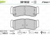 Купить Тормозные колодки дисковые HYUNDAI H-1/SantaFe "2,2-2,7 "R "03-09 Hyundai H-1, Santa Fe Valeo 301932 (фото1) подбор по VIN коду, цена 774 грн.