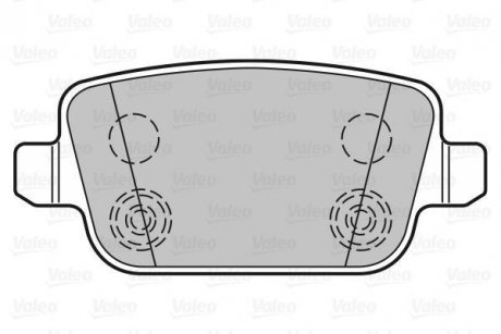 Гальмівні колодки дискові FORD/LANDROVER/VOLVO Focus/Mondeo/Freelander2/XC70 "1,6-4,4 "R "06>> Land Rover Freelander, Ford Mondeo, Kuga, Galaxy, S-Max, Volvo XC70, Ford Focus, Volvo S80, V70 Valeo 301935