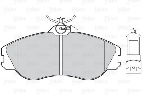 Гальмівні колодки дискові AUDI 100/200/80/90/Quattro "2,0-2,8 "F "83-96 Audi 80, 100 Valeo 302011