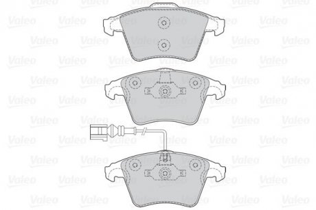 Купить Тормозные колодки дисковые VW Multivan/Transporter "1,9-3,2 "F "03>> Volkswagen Transporter, Multivan Valeo 302041 (фото1) подбор по VIN коду, цена 1624 грн.