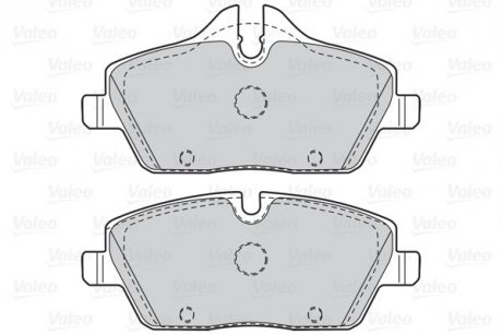 Купити Гальмівні колодки дискові BMW 1(E81,82,87,88)/2(F45)/3(E90)/Cooper/One "1,2-3,0 "F "03>> Mini Cooper, Clubman, BMW E82, E81, E90, E88, E87, F45, Mini Countryman Valeo 302049 (фото1) підбір по VIN коду, ціна 1101 грн.