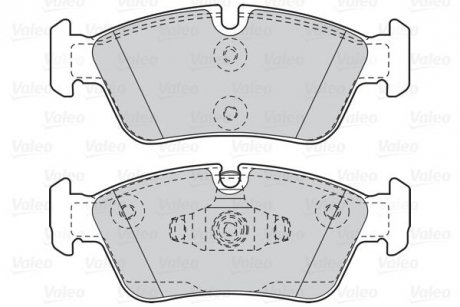 Тормозные колодки дисковые BMW 1(E87)/3(E90,91) "2,0 "F "03-11 Valeo 302050