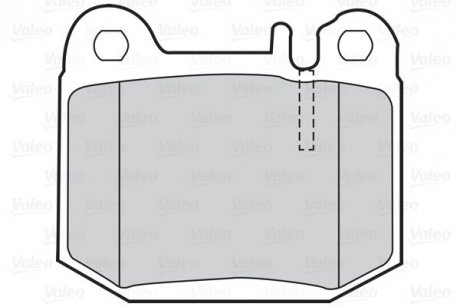 Тормозные колодки дисковые MERCEDES M-Class "2,7-5,5 "R "98-05 Mercedes M-Class Valeo 302053