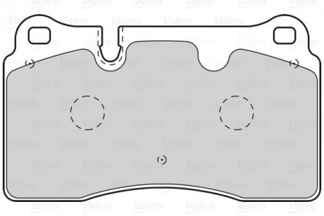 Купити Гальмівні колодки дискові VAG A3/TT/Leon/Touareg "2,0-4,2 "F "02>> Volkswagen Touareg, Audi A3, TT, Seat Leon Valeo 302097 (фото1) підбір по VIN коду, ціна 1263 грн.