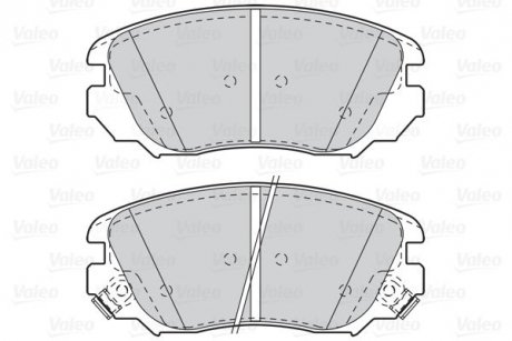 Тормозные колодки дисковые CHEVROLET/OPEL Malibu/InsigniaA "1,4-2,4 "F "12>> Valeo 302118