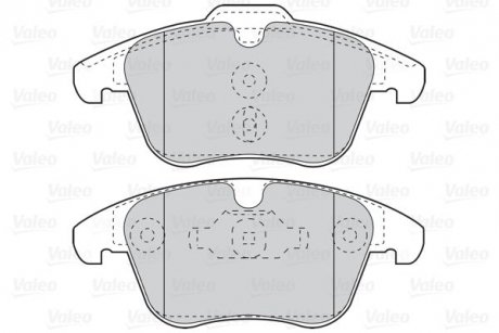 Тормозные колодки дисковые CITROEN/PEUGEOT C5/407/508 "1,6-2,0 "F "09>> Valeo 302124