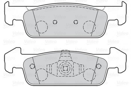 Тормозные колодки дисковые DACIA/RENAULT Logan/Sandero/Twingo "1,0-1,6 "F "12>> Valeo 302162