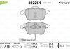 Купить Тормозные колодки дисковые AUDI Q3 "1,4-2,0 "F "11-18 Volkswagen Sharan, Tiguan, Audi Q3 Valeo 302261 (фото2) подбор по VIN коду, цена 1252 грн.