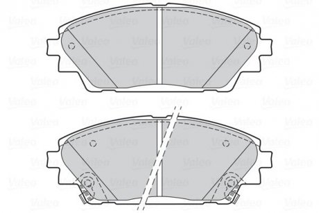 Купити Гальмівні колодки дискові MAZDA CX-3/Mazda 3 "1,5-2,0 "F "08>> Mazda 3, CX-3 Valeo 302285 (фото1) підбір по VIN коду, ціна 892 грн.