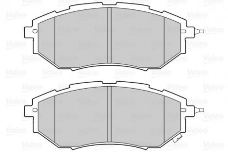 Гальмівні колодки дискові SUBARU Forester/Legact/Outback/Tribeca "1,6-3,6 "F "03>> Subaru Outback, Legacy, Tribeca, Forester Valeo 302312