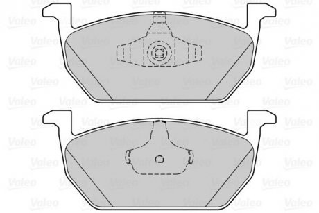 Купити Гальмівні колодки дискові VAG A1/Leon/Polo/Ibiza/Arona "1,0-2,0 "F "13>> Seat Leon, Arona Valeo 302317 (фото1) підбір по VIN коду, ціна 1447 грн.