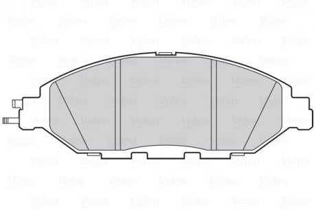 Гальмівні колодки дискові INFINITI/NISSAN Jx/Pathfinder/Murano/QX60 "2,5-3,5 "F "12>> Infiniti QX, Nissan Murano Valeo 302321