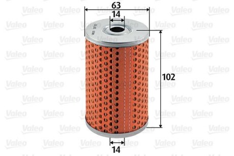 Фильтр топливный Valeo 587911