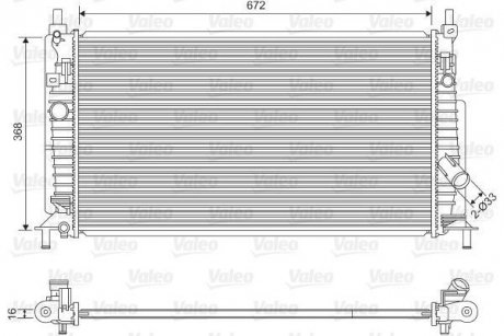 Купить Радиатор охлаждения Mazda 3 Valeo 701613 (фото1) подбор по VIN коду, цена 4768 грн.