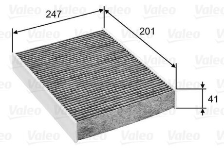 Фільтр салону PORSCHE 718/911/Boxster/Cayman "2,0-4,0 "11>> Valeo ="715753"