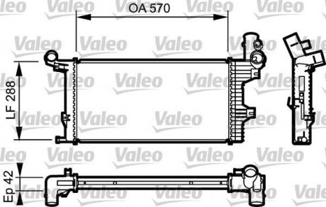 Радіатор Valeo 732303