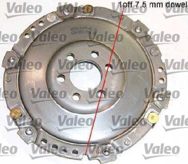 Купити Комплект зчеплення 2-IN-1 Volkswagen Golf, Vento, Seat Toledo, Ibiza, Cordoba, Volkswagen Corrado, Polo, Caddy, Skoda Felicia Valeo 801439 (фото1) підбір по VIN коду, ціна 5819 грн.