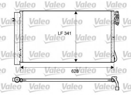 Купить Радиатор кондиционера BMW E91, E90, E82, E93, E81, E92, E88, X1, E87 Valeo 814012 (фото1) подбор по VIN коду, цена 6372 грн.