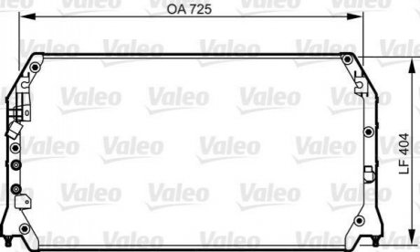 Купить Конденсер кондиционера Toyota Camry Valeo 814283 (фото1) подбор по VIN коду, цена 6158 грн.