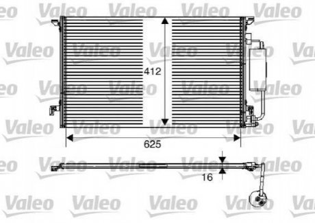 Купить Конденсатор кондиционера SAAB 9-3 Valeo 817712 (фото1) подбор по VIN коду, цена 3853 грн.