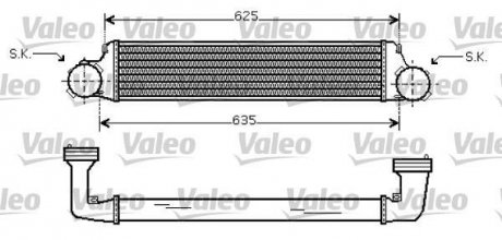 Купить Интеркуллер BMW E46, X3 Valeo 818715 (фото1) подбор по VIN коду, цена 4236 грн.