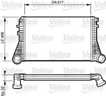 Интеркуллер Volkswagen Passat, Seat Leon, Skoda Octavia, Superb, Volkswagen Golf, Tiguan, Skoda Yeti, Volkswagen Touran, Audi A3, Volkswagen Caddy, Seat Altea Valeo 818795