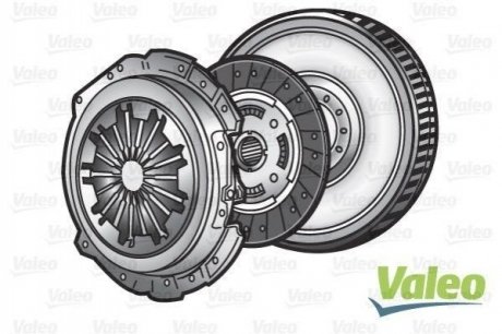 Комплект сцепления с маховиком Opel Astra, Vectra, SAAB 9-3, Opel Zafira, SAAB 9-5 Valeo 835149