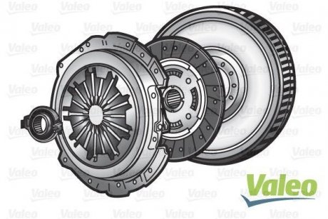 Маховик + Комплект зчеплення Volkswagen Passat, Skoda Superb, Octavia, Audi A3, Seat Altea, Toledo, Volkswagen CC, Seat Leon, Audi TT, Volkswagen Golf Valeo 835184