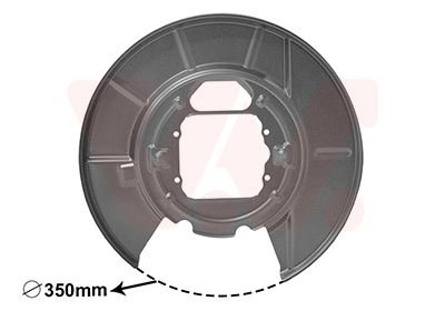 Защита тормозного диска (заднего) (R) BMW X5 (E53) 00-06 BMW X5 Van Wezel 0685374