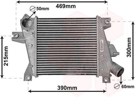 Інтеркулер NISSAN X-TRAIL (2001) 2.2 DCI Van Wezel 13014700