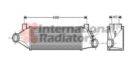 Інтеркулер TRANSIT6 20TDi MT 02-06 Van Wezel 18004385
