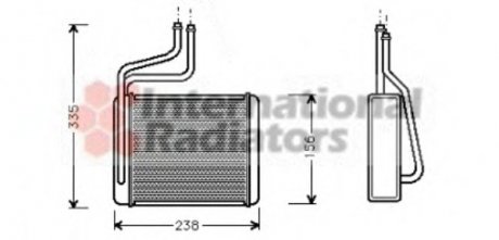 Купить Радиатор печки Ford Mondeo 96-07 Ford Mondeo Van Wezel 18006286 (фото1) подбор по VIN коду, цена 1552 грн.