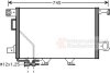 Купити Конденсор кондиціонера MB W203 (C-Kl) 04- Van Wezel 30005360 (фото1) підбір по VIN коду, ціна 4608 грн.
