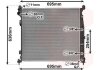Купить Радіатор охолодження MERCEDES GL-CLASS X 166 (12-) Mercedes M-Class, GL-Class, GLE-Class, GLS-Class Van Wezel 30012704 (фото1) подбор по VIN коду, цена 6868 грн.