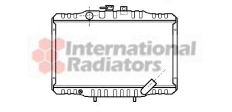 Радіатор охолодження Hyundai H-1; MITSUBISHI L300 Hyundai H100 Van Wezel 32002062