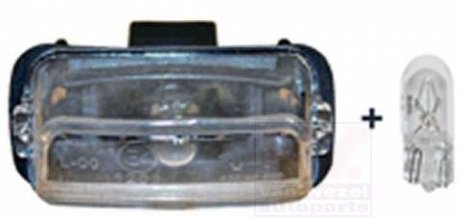 Подсветка номера (заднего) Citroen Berlingo/Peugeot Partner 96- Peugeot 306, 406, 5008, Citroen Berlingo, Xsara, Peugeot 308, Citroen DS4, C4, C3, Peugeot Partner, 407 Van Wezel 4028920