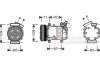 Купить Компресор кондиціонера NISSAN QASHQAI/ RENAULT KANGOO 08 &gt; 13 Van Wezel 4300K401 (фото1) подбор по VIN коду, цена 11878 грн.