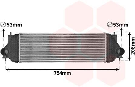 Інтеркулер SUZUKI GRAND VITARA 05>15 Van Wezel 52004134