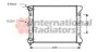 Купити Радіатор охолодження двигуна VW GOLF 1-2/PASS/POLO Van Wezel 58002039 (фото2) підбір по VIN коду, ціна 1407 грн.