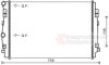 Купить Радіатор охолодження GOLF VII 1.4TSI/2.0TDI Seat Leon, Volkswagen Golf, Audi A3, Skoda Octavia, Volkswagen Passat, Skoda Superb, Volkswagen Touran, Tiguan, Skoda Kodiaq, Karoq Van Wezel 58002344 (фото2) подбор по VIN коду, цена 3953 грн.
