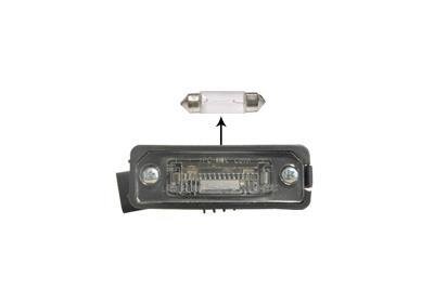 Ліхтар підсвітки ном. знаку лів.=пра. VW PASSAT 02/05 > 11/10 Van Wezel 5839920