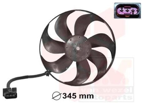 Вентилятор двигуна VAG Van Wezel 5888744