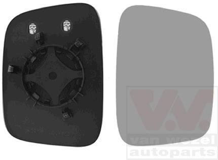 Стекло зеркала (с подогревом) VW Caddy 03/T5 03-09 (R) Van Wezel 5896838