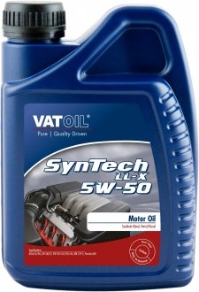 Моторне масло SynTech LL-X 5W50 / 1л. / (ACEA A3/B4, MB 229.3, VW 502/505) VATOIL 50397