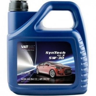 Моторне масло SynTech LL-X 5W30 / 4л. / (ACEA A3/B4-12, API SM/CF) VATOIL 50425