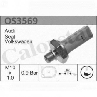 Датчик давления масла Audi A8, A5, A6, A4, A3, Volkswagen Transporter, Audi Q7, TT, Q5 Vernet os3569
