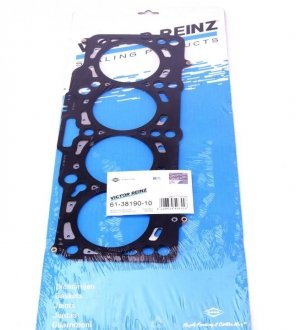 Купити Прокладка, головка циліндра VICTOR REINZ 61-38190-10 (фото1) підбір по VIN коду, ціна 1558 грн.