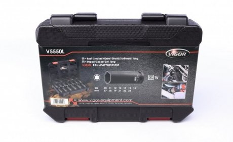Купити Набір головок VIGOR Equipment v5550L (фото1) підбір по VIN коду, ціна 3473 грн.